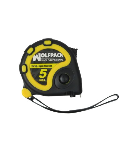 Flexometro 5 Metros Con Freno Wolfpack Grip Special