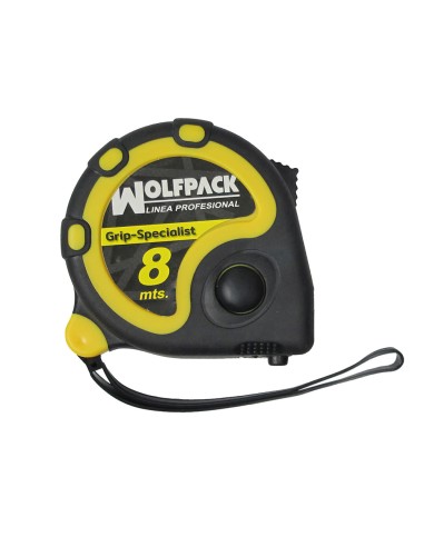 Flexometro 8 Metros Con Freno Wolfpack Grip Special