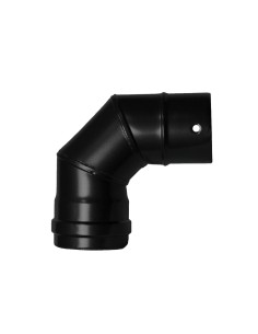 Codo Estufa Pellet Vitrificado Ø80 mm 90°