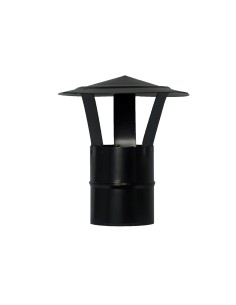 Wolfpack Sombrero Vitrifiado Para Estufa Pellet, Leña, Chimenea, Extracción De Humos, Para Tubo Ø 80 mm.