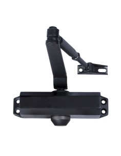 Cierra Puertas Con Retenedor Fuerza 2. Color Negro (Puertas 70/90 cm.)