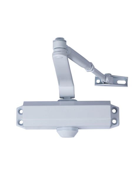 Cierra Puertas Con Retenedor Fuerza 2. Color Blanco (Puertas 70/90 cm.)