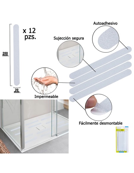 Tiras Antideslizante Adhesivas Para Baños / Duchas