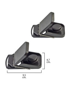 Trampa ratones plastico 9.5 x 4.7 cm. (Bolsa 2 unidades)