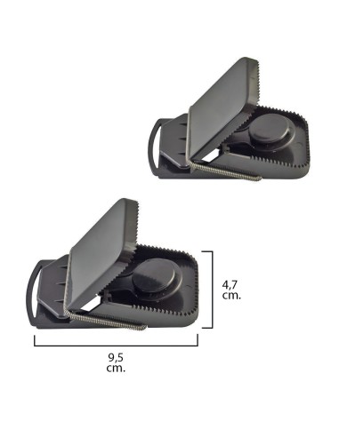 Trampa ratones plastico 9.5 x 4.7 cm. (Bolsa 2 unidades)