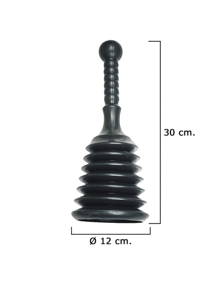 Desatascador Goma Fuelle Ø 12 cm. / Alto 30 cm.