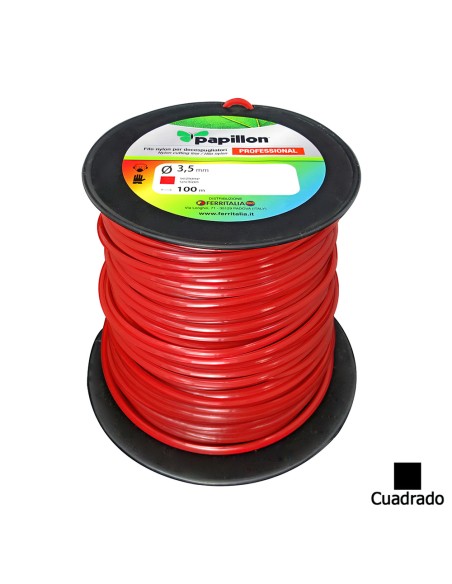 Hilo Nylon Cuadrado Profesional Ø 3,5mm (Bobina 100 Metros)