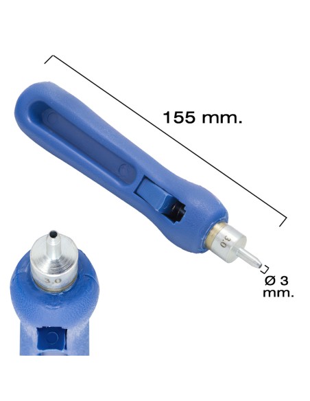 Punzon Para Tubos de Riego / Goteros / Goteos Ø 3 mm.