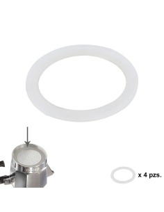 Junta Goma Silicona Cafetera Aluminio Classic / Inducción 9 Tazas (4 Unidades)