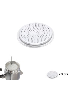 Filtro Cafetera Aluminio Classic / Inducción 2 Tazas (3 Unidades)