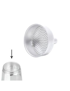 Embudo Cafetera Aluminio Classic / Inducción 3 Tazas