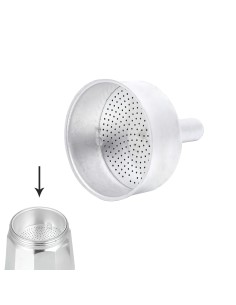 Embudo Cafetera Aluminio Classic / Inducción 6 Tazas