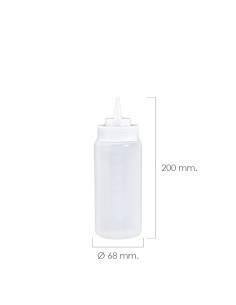 Botella Biberon Cocina Plástico 500 Ml.