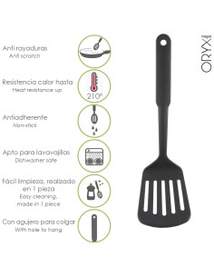 Espatula Rasera Cocina Nylon Basic 32,5 x 9 cm.