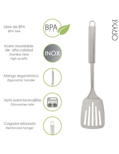 Rasera Cocina Acero Inoxidable 7,5 x 35,5 (Alt.) cm.