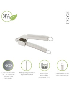 Triturador Ajos Acero Inoxidable 5 x 18 (Alt) cm.