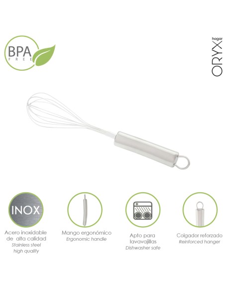 Varilla Batidora Acero Inoxidable 6 x 27,5 (Alt.) cm.