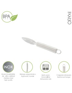 Pelador Frutas / Verduras Acero Inoxidable 1,6 x 19 (Alt.) cm.