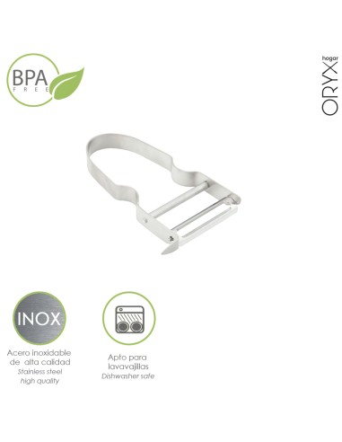 Pelapatatas Acero Inox 5 x 10,6 (Alt.) cm.