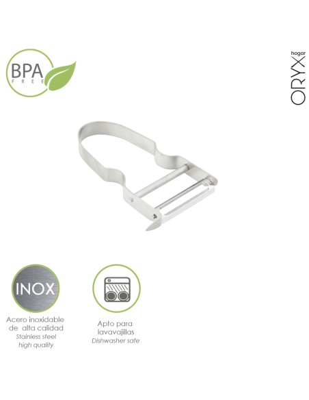 Pelapatatas Acero Inox 5 x 10,6 (Alt.) cm.