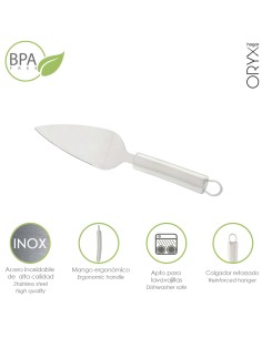 Espatula Para Tartas Acero Inoxidable 5,5 x 26,5 (Alt.) cm.