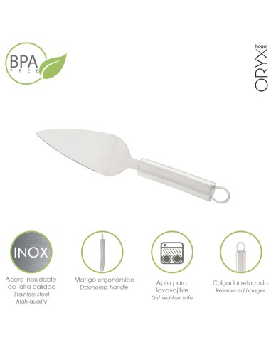 Espatula Para Tartas Acero Inoxidable 5,5 x 26,5 (Alt.) cm.