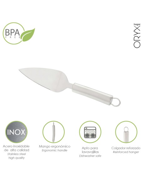 Espatula Para Tartas Acero Inoxidable 5,5 x 26,5 (Alt.) cm.