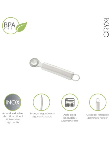 Vaciador De Frutas y Verduras Acero Inoxidable 3 x 19 (Alt.) cm.