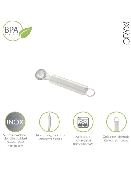 Vaciador De Frutas y Verduras Acero Inoxidable 3 x 19 (Alt.) cm.