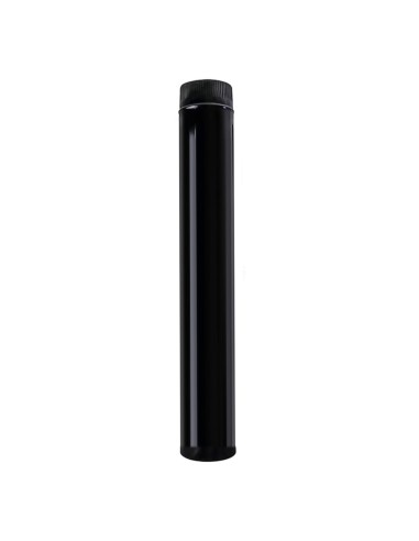 Wolfpack Tubo de Estufa Acero Vitrificado Negro Ø 175 mm. Ideal Estufas de Leña, Chimenea, Alta resistencia, Color Negro
