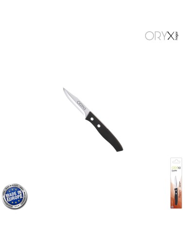 Cuchillo Aspen Mondador Hoja Acero Inoxidable 8 cm. Negro