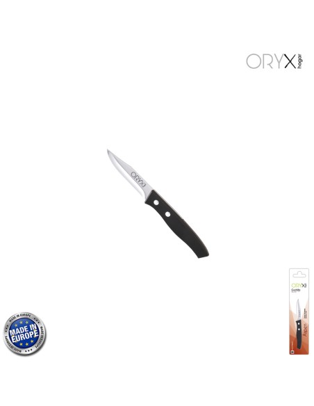Cuchillo Aspen Mondador Hoja Acero Inoxidable 8 cm. Negro