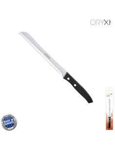 Cuchillo Aspen Panero Hoja Acero Inoxidable 19 cm. Negro