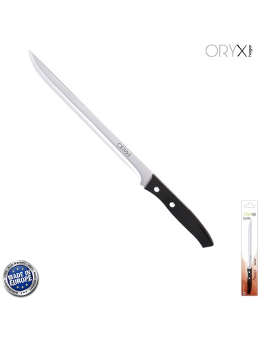 Cuchillo Aspen Jamonero Hoja Acero Inoxidable 25 cm. Negro
