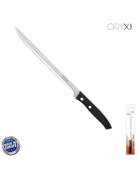 Cuchillo Aspen Jamonero Hoja Acero Inoxidable 25 cm. Negro