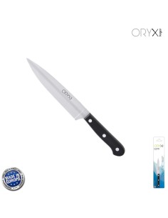Cuchillo Grenoble Verduras Hoja Acero Inoxidable 15 cm. Negro