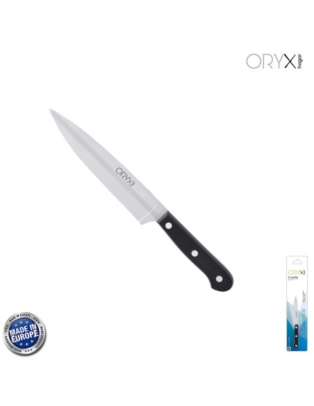 Cuchillo Grenoble Verduras Hoja Acero Inoxidable 15 cm. Negro