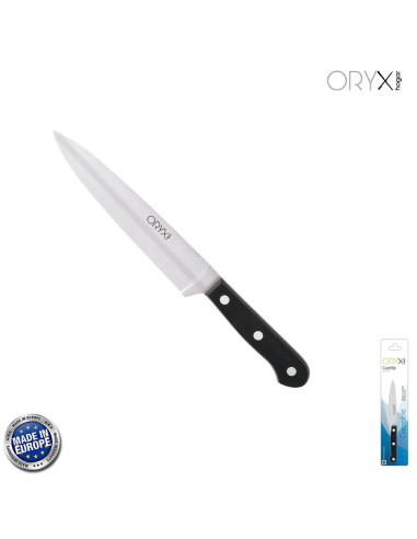 Cuchillo Grenoble Cocina Hoja Acero Inoxidable 17 cm. Negro