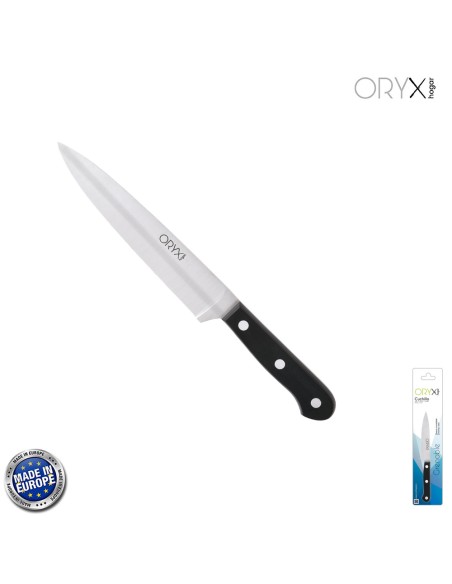 Cuchillo Grenoble Cocina Hoja Acero Inoxidable 17 cm. Negro