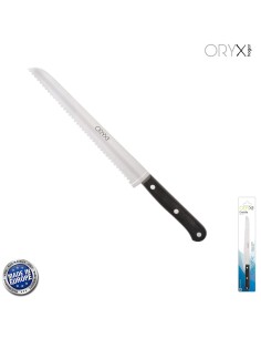 Cuchillo Grenoble Panero Hoja Acero Inoxidable 20 cm. Negro