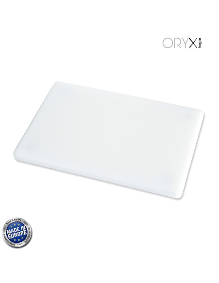 Tabla Cortar Polietileno 35x25x1,5 cm. Color Blanco