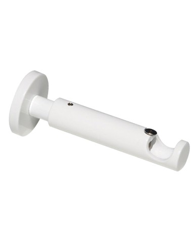 Soporte Zirconio Extensible Para barras Ø 20 mm. Acabado Blanco