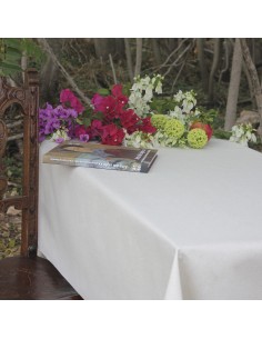 Mantel Antimanchas Textil Unita Beige Rollo 1,4 x 25 metros.