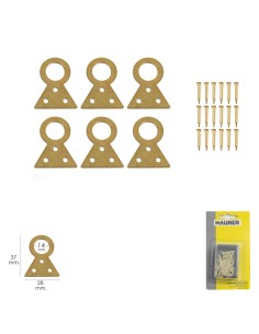 Cuelga Cuadros Fijo Nº2 (Blister 6 piezas)