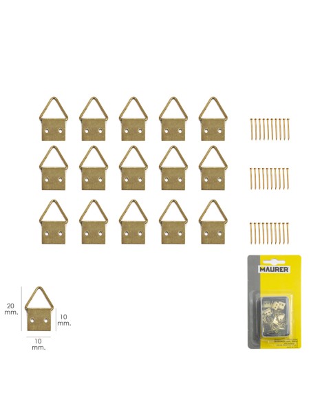 Cuelga Cuadros Anilla Nº1 (Blister 15 piezas)