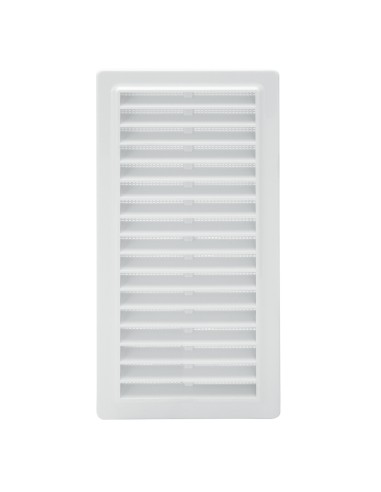 Rejilla Plastico Empotrar Con Malla Posterior 25x12 cm.