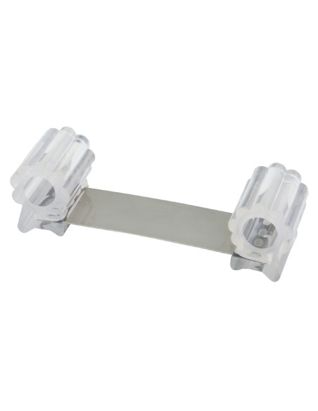 Tope Sujeta Puerta Goma Transparente 13 cm.
