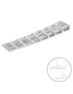 Cuñas Calza Muebles Ajustable / Recortable Transparente (Blister 9 Piezas)