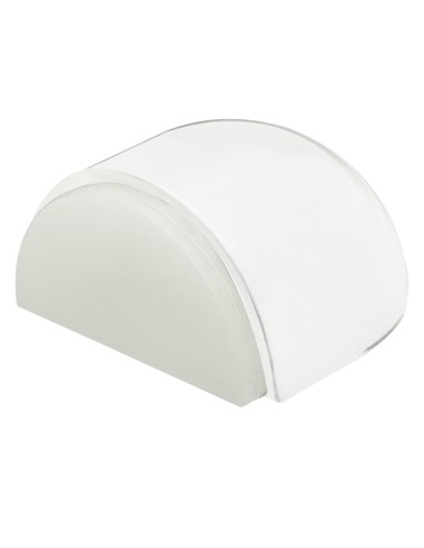 Tope Puerta Adhesivo Transparente Media Luna