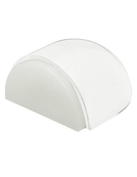 Tope Puerta Adhesivo Transparente Media Luna